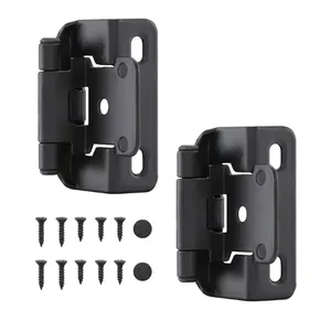 1/2" Overlay Semi Partial Wrap Self Closing Hinges Kitchen Cabinet Cupboard hinge 1.5mm thickness