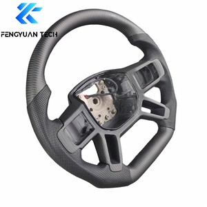 Volante de Fibra de Carbono Forjado para Land Rover Range Sport <span class=keywords><strong>sv</strong></span> Discovery 3 110 Defender <span class=keywords><strong>Velar</strong></span> Evoque 2018 - Product Image 2