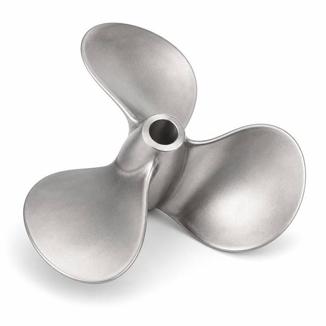 OEM Custom Investment Cast 316 Stainless Steel Marine Propeller Three-Blade Boat for Outboard Inboard Engine