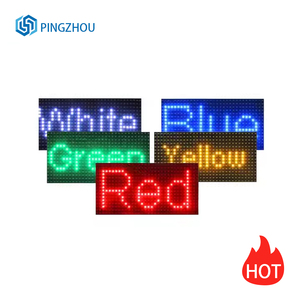 Không dây <span class=keywords><strong>LED</strong></span> di động 1080P HDR thông tin văn bản mô-đun hiển thị P10 Màu Đỏ phát sóng trực tiếp nền màn hình điện tử sân khấu ngoài trời - Product Image 1