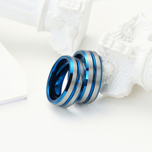 Anelli Classici in Carburo di Tungsteno TG per Matrimonio, Anello di Fidanzamento per Uomo e Donna, Regalo per Anniversario, Gioiello con Fascia Lucida a Cupola e Incisione del Nome - Product Image 6