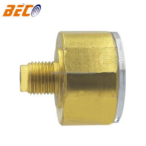เกจวัดความดัน BECO ขนาด 28 มม. แรงดัน 315 บาร์ ทำจากทองเหลือง แบบ Bourdon Tube รุ่น Y28 รับผลิตแบบ OEM ODM ปรับแต่งได้ ความแม่นยำ 2.5% - Product Image 3