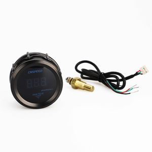 CNSPEED เครื่องวัดอุณหภูมิน้ำ 2 นิ้วจอแสดงผลดิจิตอลสีน้ำเงิน 12V รถอเนกประสงค์ฟาเรนไฮต์เซลเซียสเคสสีดำ - Product Image 2
