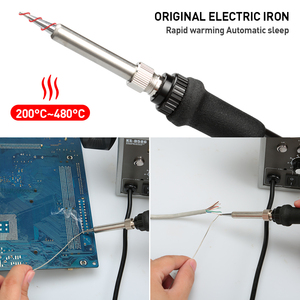 Station de soudage sans plomb 220V/110V 700W, remontage BGA cms pistolet à Air chaud, Kit de <span class=keywords><strong>fer</strong></span> à <span class=keywords><strong>souder</strong></span> électrique, outil pointe de soudage - Product Image 3