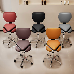 Taburete de Peluquería Yicheng para Estilistas, Silla de Corte Profesional, Silla de Barbería, Taburete Giratorio para Salón de Belleza - Product Image 1