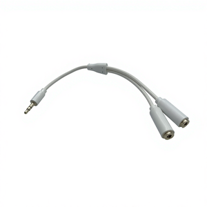 COMTON 범용 3.5mm 남성-남성 스플리터(컴퓨터 및 MP3용), PVC 재킷 및 무산소 구리 도체 포함 - Product Image 1