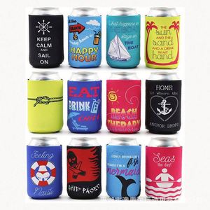 Customized Logo Bottle <b>Cooler</b> Sublimation Blank Neoprene Beer Sleeve <b>Cooler</b> Cover Slim Can Stubby Holder Stubbie - Product Image 1