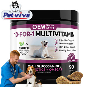 Natuurlijke 10 In 1 Hond Multivitamine Glucosamine Probiotische Omega Chondroïtine Visolie Vitamine C Allergie Immuunsysteem Huisdier Gezondheid Supplement - Product Image 1