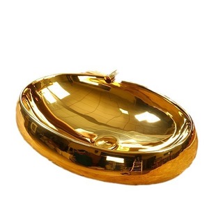 Ceramic Countertop <b>Basin</b> <b>Round</b> Small Size For Home Use Easy Cleaning No Holes - Product Image 1