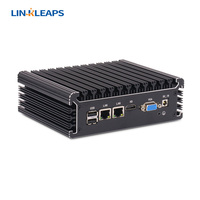 Mini PC Industrial Sin Ventilador Linkleaps Intel Core I3/i5/i7 Serie U, 4GB RAM, 2GbE, 2RS232, RS485, 6USB, M.2/SATA, Computadora Integrada
