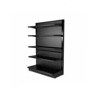 맞춤형 상점 상업용 선반 슈퍼 마켓 랙 소매점 단면 Gondola 선반 금속 슈퍼마켓 선반 - Product Image 1