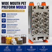 Machine de moulage par injection de préformes de bocaux PET pour appareils électroménagers de haute précision avec système de canaux chauds et acier P20 importé