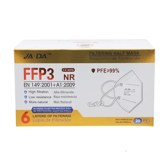 Disposable Dust Filter FFP3 Head loop Face Mask FFP3 CE Certified