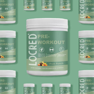 Supplément de poudre de pré-entraînement aromatisé au punch aux fruits 30 portions pour hommes femmes énergie Focus pompes d'endurance suppléments à base de plantes - Product Image 2