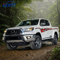 Nouveaux autocollants latéraux de carrosserie en PVC pour Hilux Double Cab 2025 – Personnalisation graphique moderne avec logo et rayures