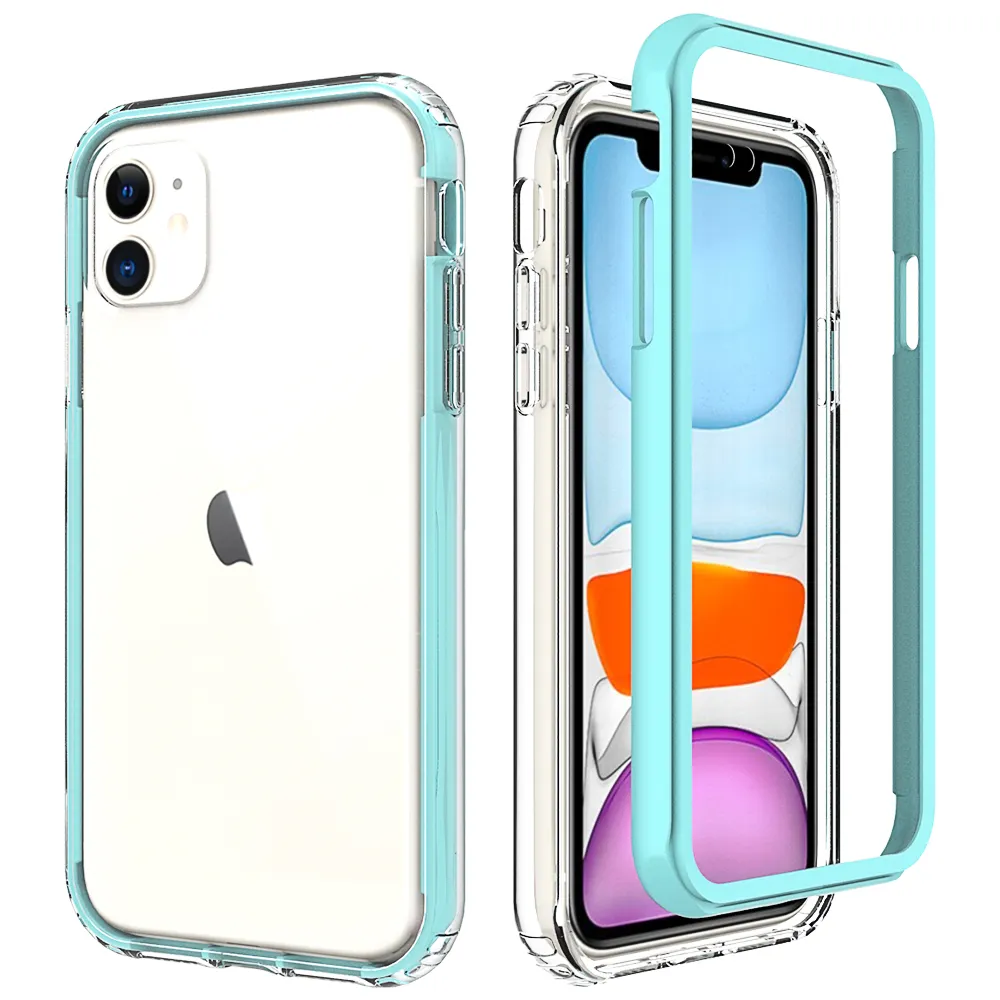 For iPhone 12 Series New Coming Cellphone Case Clear PC TPU Transparent Case Cover For iPhone 12 5.4" 6.1" 6.7"