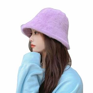 Women Autumn Warm Winter Fashion Artificial Rabbit <b>Fur</b> <b>Bucket</b> Thicken Fisherman Plush Basin <b>Hat</b> - Product Image 1