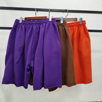 Nouveauté 2026 – Short décontracté en toile 100 % coton de haute qualité avec taille élastique, plusieurs options de couleurs, vente directe usine