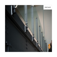 Poignées en verre en acier inoxydable modernes, antirouille, garantie 5 ans, escalier, balcon, piscine, garde-corps et revêtements de sol pour hôtels