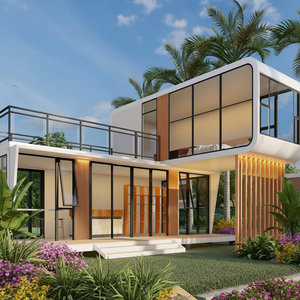 <span class=keywords><strong>Maison</strong></span> Modulaire Économique - Préfabriqué Chinois pour Habitation, <span class=keywords><strong>Maison</strong></span> <span class=keywords><strong>d</strong></span>'<span class=keywords><strong>Hôtes</strong></span>, Airbnb, Cabine Apple de 40 pieds pour Hôtels <span class=keywords><strong>et</strong></span> Salons - Product Image 1