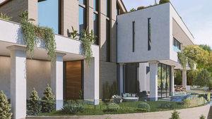 Design di <span class=keywords><strong>architettura</strong></span> Villa per la <span class=keywords><strong>casa</strong></span> intelligente per famiglie esperte di tecnologia - Product Image 6