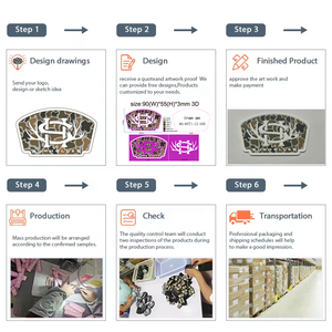 شارات سيليكون عالية الجودة جيدة شعار مخصص منقوش 3D 2D لينة بولي كلوريد الفينيل بقع علامة مطاطية للملابس - Product Image 6