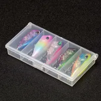 Mini leurre de pêche Popper de 4cm et 3.5g avec boîte, appât artificiel, appât artificiel, 1 nouveau, 5 pièces