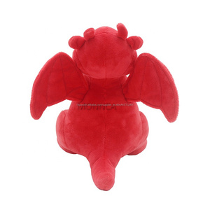 Regalo de recuerdo de chino dragón de peluche juguetes de peluche suave al por mayor rojo verde dragón de peluche de juguete - Product Image 6