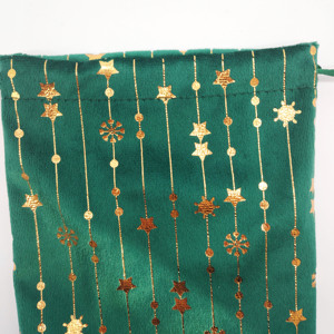 Custom Brand Logo Environmental Dutch Velvet Drawstring <b>Gift</b> <b>Bag</b> for <b>Christmas</b> <b>Bag</b> Decoration - Product Image 6
