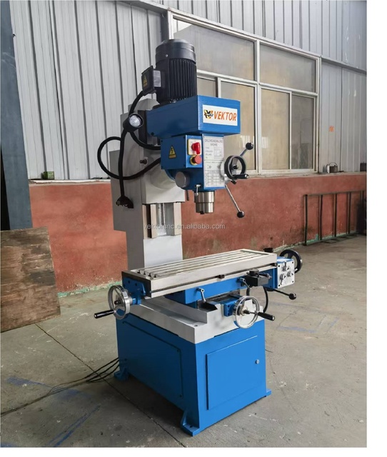 Brand New Condition ZX50C Small Vertical Metal Drill and Milling Machine with Optional Automatic Lifting Configuration