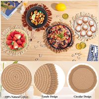 Napperon en coton napperons Boho napperons de Table tissés napperons de Table lavables pour cuisine salle à manger décor à la maison napperon résistant à la chaleur