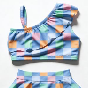 Maillots <span class=keywords><strong>de</strong></span> <span class=keywords><strong>bain</strong></span> pour filles, 2 pièces, UPF 30/50, doux pour la peau, séchage rapide, maillots <span class=keywords><strong>de</strong></span> <span class=keywords><strong>bain</strong></span> pour tout-petits, été, plage, piscine, service <span class=keywords><strong>de</strong></span> vente en gros OEM personnalisé - Product Image 6