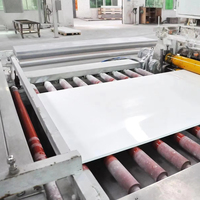 1. Planche de comptoir de bar et de table de restaurant moderne en pierre artificielle à surface acrylique découpée sur mesure, épaisseur variable