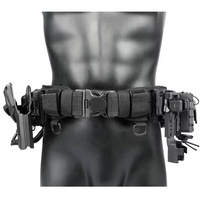 Ceinture tactique en nylon 8 pièces multifonctionnelle avec étui à dégagement rapide, système Molle, OEM ODM personnalisé, ISO CE