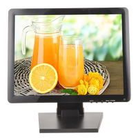 15 17 19 pulgadas Tft Lcd Monitor de pantalla táctil Barato 19 pulgadas Led Monitor de PC de pantalla táctil para Pos