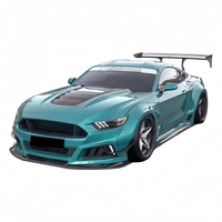 Kit de mise à niveau de deuxième génération pour Ford Mustang 2015-2017 : pare-chocs avant large, ailes, jupes latérales, diffuseur – Neuf