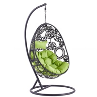 Vente en gros de chaise œuf à bascule chaise d'intérieur en rotin chaise œuf suspendu chaise œuf avec support