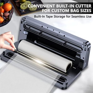 Machine de mise sous vide multifonctionnelle, haute puissance d'aspiration, machine d'emballage alimentaire pour la maison, machine de conservation des aliments pour la cuisine - Product Image 2
