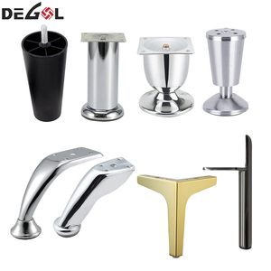 Hot selling 4Pcs Furniture Sofa Legs Metal Polished Modern Furniture Accessories For Desk Chairs Sofas Cabinet