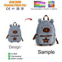 Sac à dos en peluche créatif personnalisé, personnalisation de sacs en peluche, fabricant professionnel à votre service