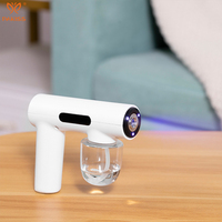 Pistolet de désinfection sans fil haute pression PAKISS, désinfectant électrique portable avec lumière LED, dispersion rapide de la brume
