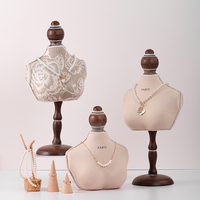 En stock Nouveau design Mannequins de présentation de bijoux de table, Buste porte-colliers