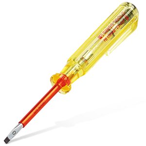 PB Swiss Tools Test Pencil PB 175.1-75 LED 100-250V AC <b>Voltage</b> <b>Detector</b> With Screwdriver Function - Product Image 2