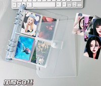 Album de présentation et de rangement pour capsules d'ongles A5 A4 A6, avec feuilles plastiques, en carton givré, outil de manucure et de nail art