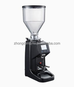 Machine à moudre les grains de café électrique, moulin à café de table en acier inoxydable avec grande trémie pour usage commercial - Product Image 1