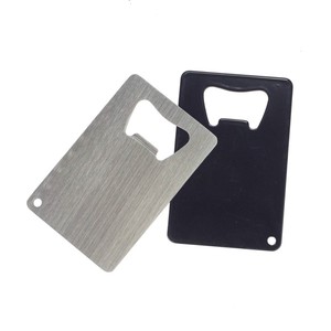 Décapsuleur de bouteille en acier inoxydable noir gravé au laser, personnalisé en gros, article promotionnel, décapsuleur à clipser - Product Image 3