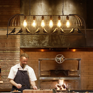 Lustres de style industriel, luminaires en fer forgé rétro américains, lumières d'ambiance de bar, salon de coiffure, loft, restaurant - Product Image 2