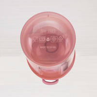 Botella Mezcladora de Plástico Promocional Económica con Logotipo Personalizado, Libre de BPA, Ligera, para Gimnasio, 400ml 600ml 1000ml, a Prueba de Fugas, al por Mayor, OEM