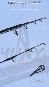 Équipement de pêche à la ligne, canne à pêche en carbone télescopique pour la pêche au <span class=keywords><strong>surf</strong></span>, 3,6 / 3,9 m - Product Image 2