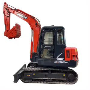 Excavadora Doosan DX55 DX60, marca Original de Corea, serie 55 60, Mini excavadora de segunda mano de 5 toneladas, buen motor, engranaje de caja de cambios, PLC - Product Image 2